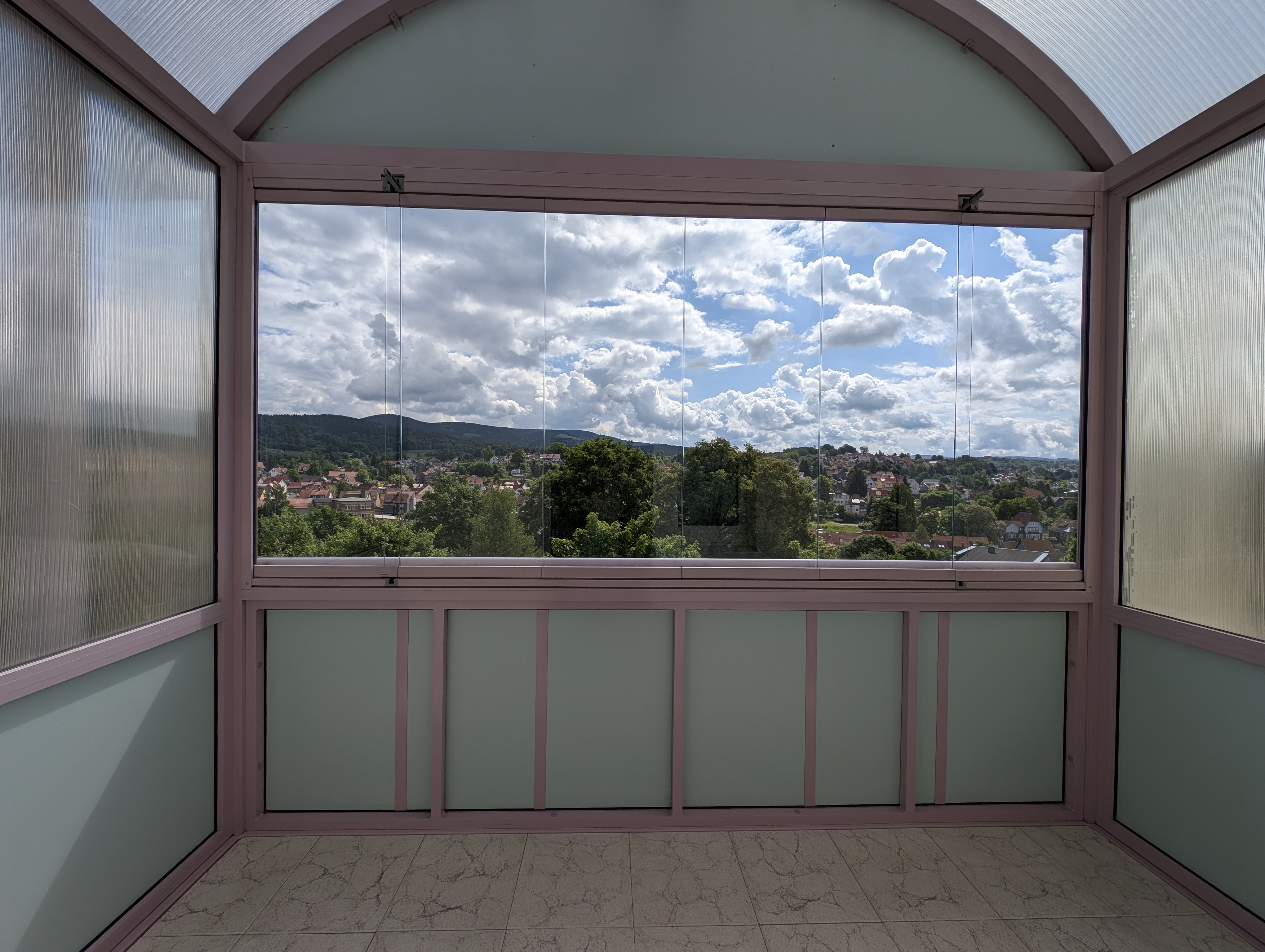 Loggia mit Aussicht